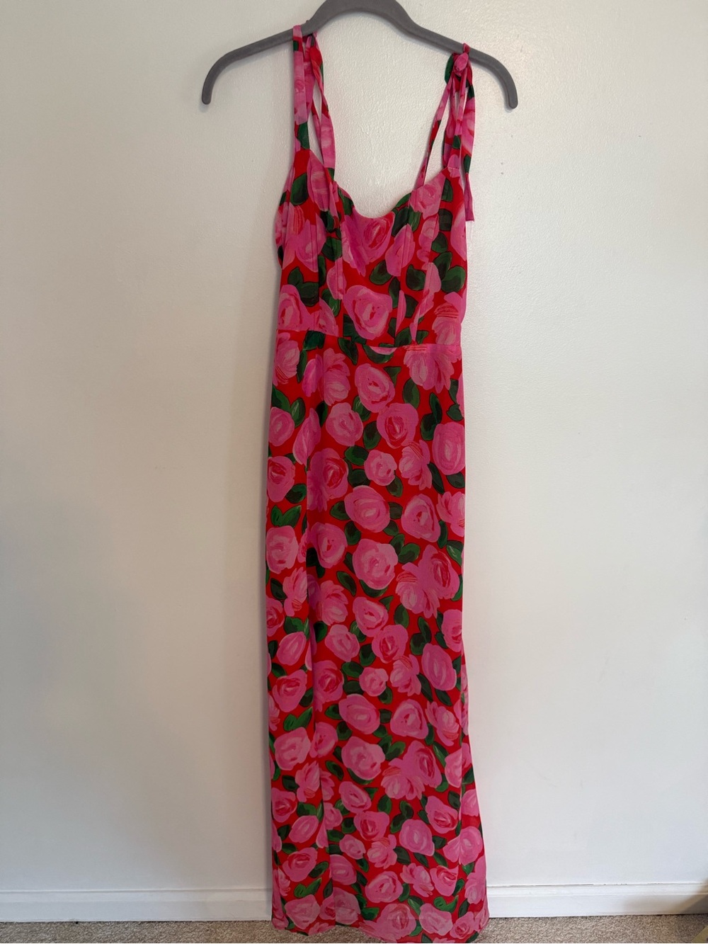 Show Me Your MuMu Dress Willow Maxi Corset in Pink Blooms Floral - Picture 4 of 6